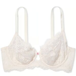 Victoria's Secret Lace Underwire Bra - Cream